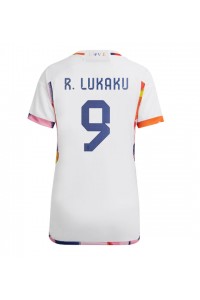 Fotbalové Dres Belgie Romelu Lukaku #9 Dámské Venkovní Oblečení MS 2022 Krátký Rukáv